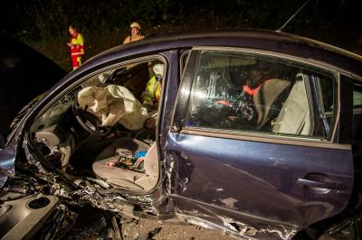 Fichtenberg: Zwei Schwerverletzte nach Verkehrsunfall